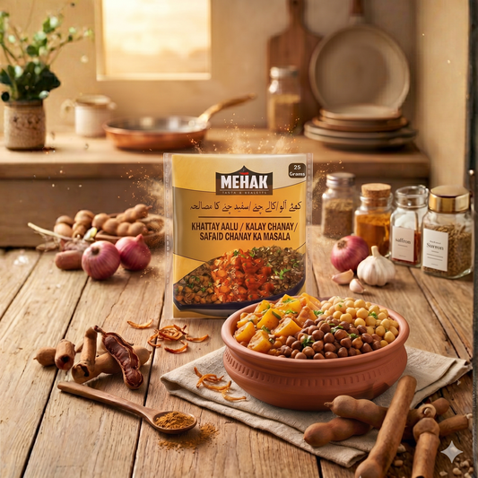 Khattay aalu / Kala Chana / Safed Chana Masala